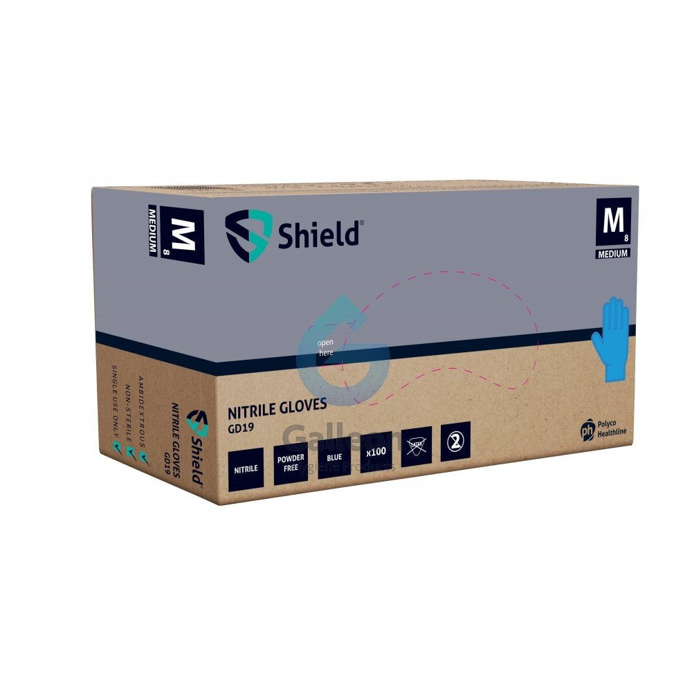 Nitrile Gloves (Blue)