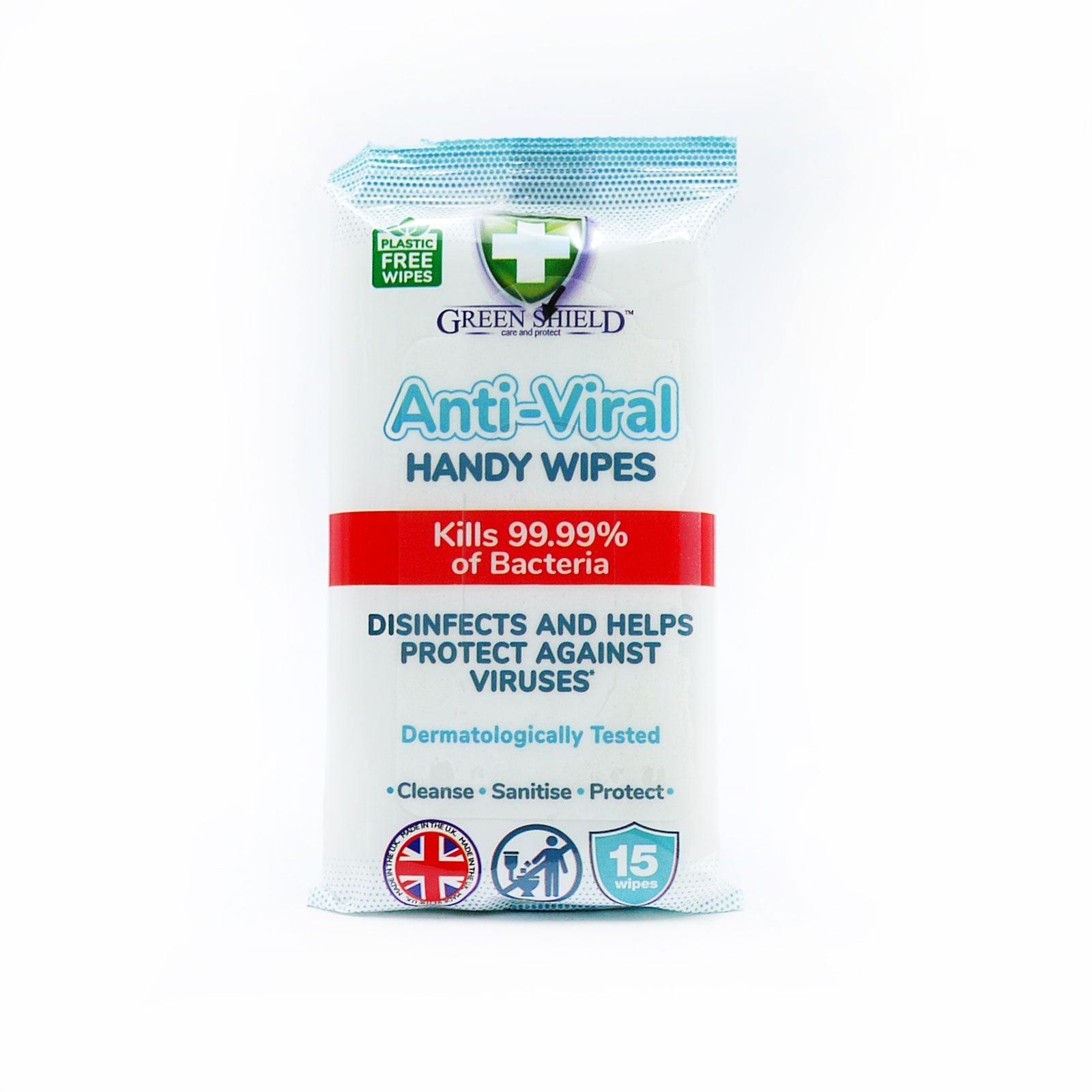 Greensheild Antiviral Wipes (24)