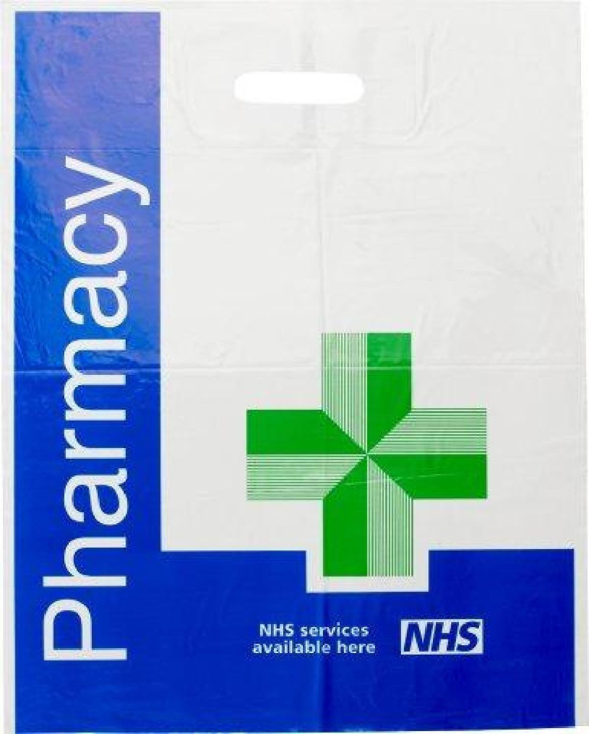 Large Punch Handle Carrier Bags - 18.5"x15.5"