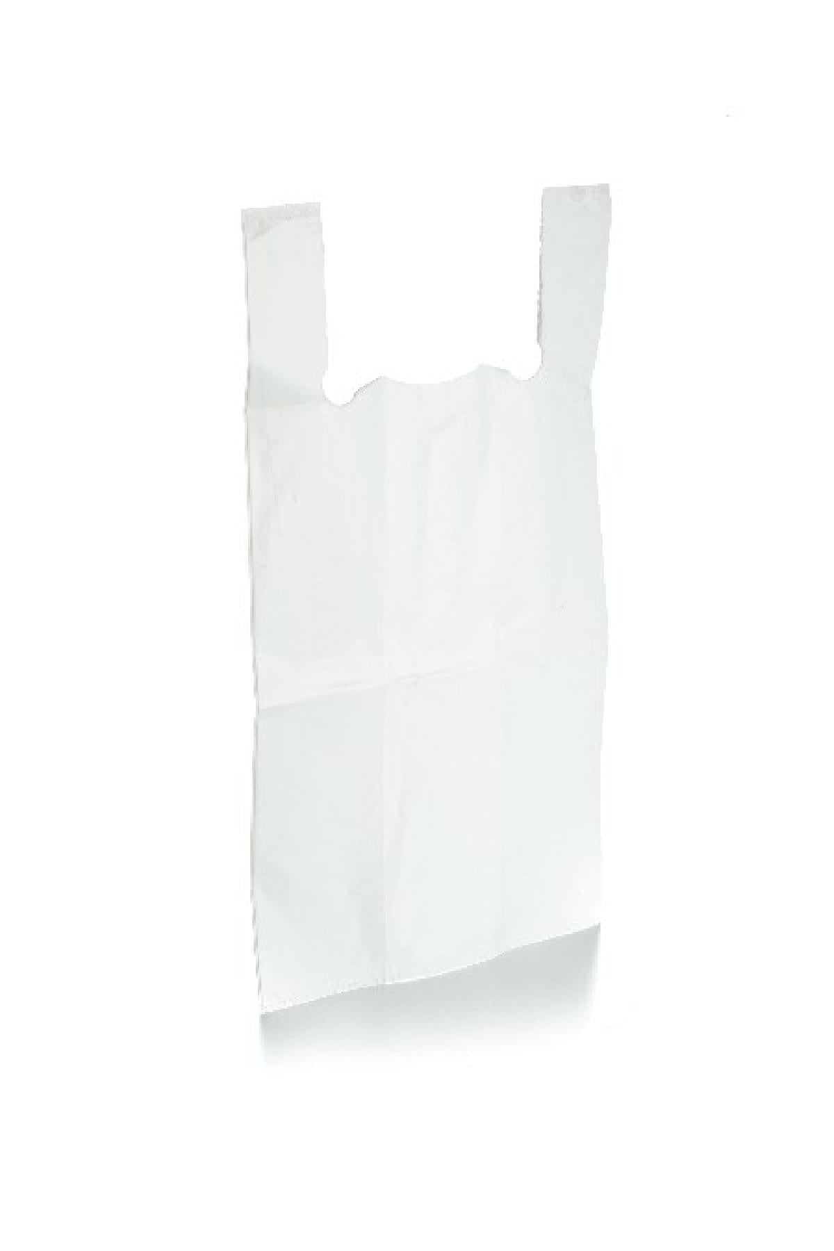 Plain White "Jumbo" Vest Carrier 16.5"x11.5" - Pack of 500
