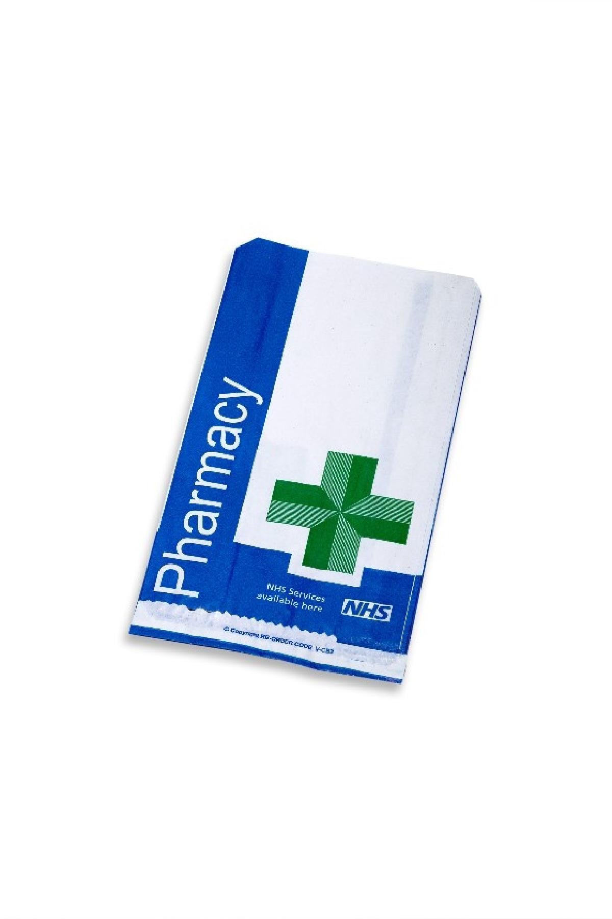 Size 3 NHS Paper Counter Bag - 5x7x9.5" - Pack of 2000